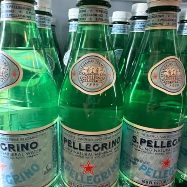 Sanpellegrino Sparkling Water.
