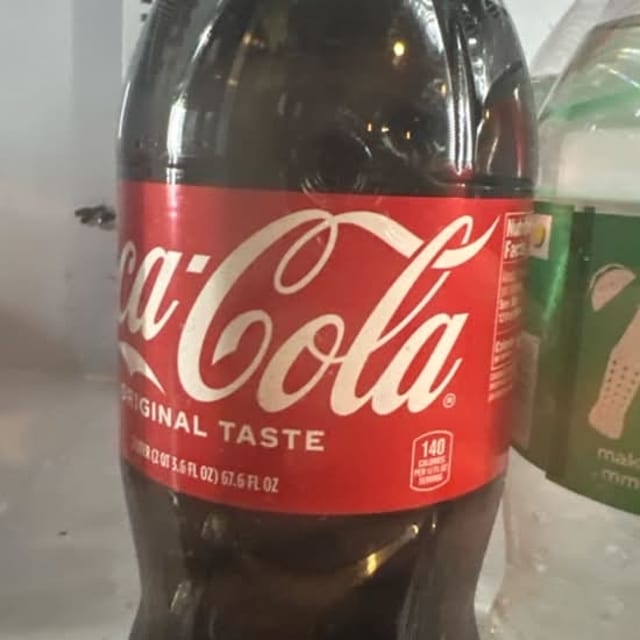 2 Liters Coca-Cola.