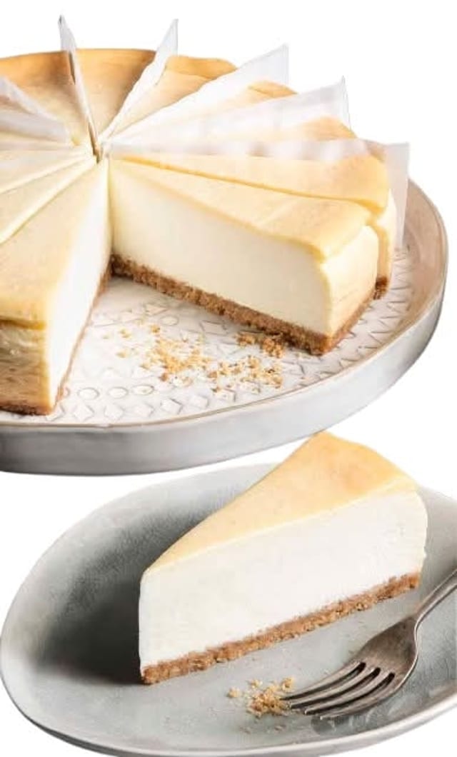 Traditional New York Style Cheesecake.