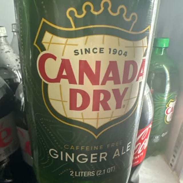 2 Liters Ginger Ale.