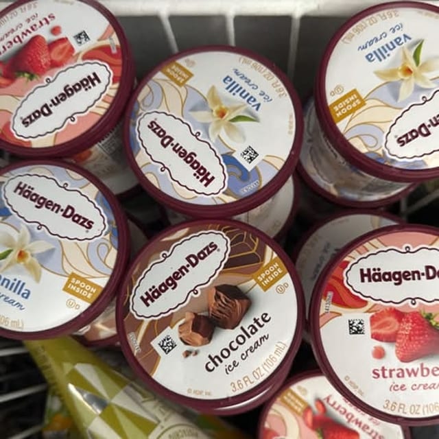 Häagen-Dazs Ice Cream.
