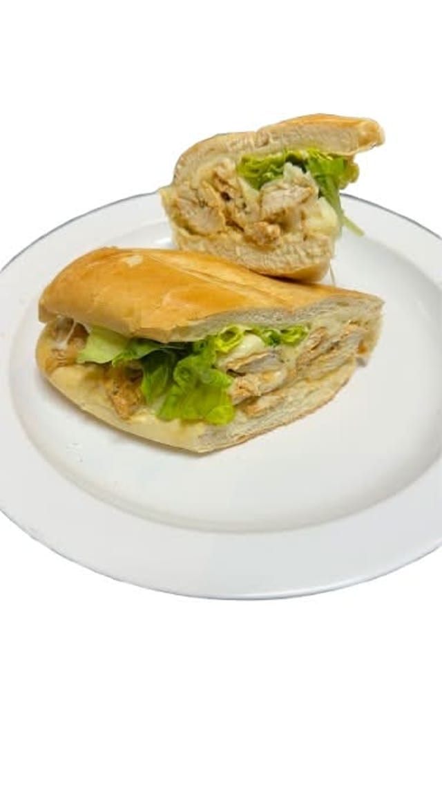 Brick-Oven Chicken Baked Hero.