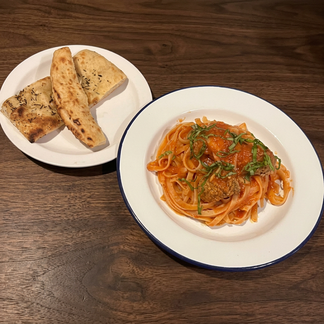 Fettuccine Marinara.