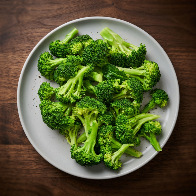 Steamed Broccoli.